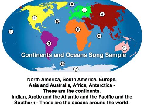 Kathy Troxel / Audio Memory | GEOGRAPHY | Continents and oceans ...