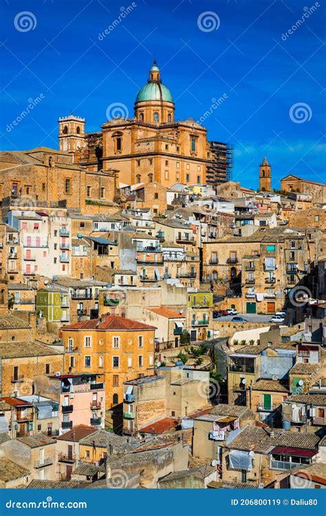 Piazza Armerina in the Enna Province of Sicily in Italy. Piazza ...