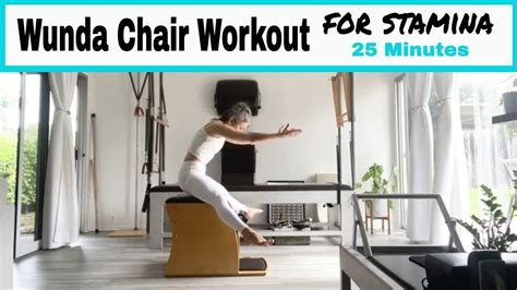 Wunda Chair Workout for Stamina - 25 minutes in 2022 | Chair exercises ...