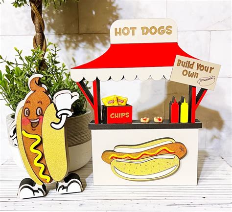 Hot Dog Stand Sign Hot Dog Stand Decor Hot Dog Signs Hot - Etsy