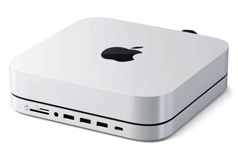 This USB-C Mac mini hub + SSD comes in aluminum to seamless work as a ...