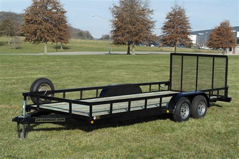 Heavy-Duty, Professional Grade 6x20 Utility Trailers - Gatormade Trailers