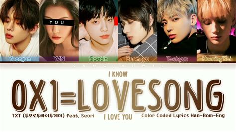 TXT "0X1=LOVESONG (I know I love You) feat. Seori" (6 Members Ver ...