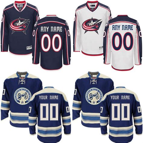 2017 Customize Columbus Blue Jackets Jerseys Authentic Personalized ...