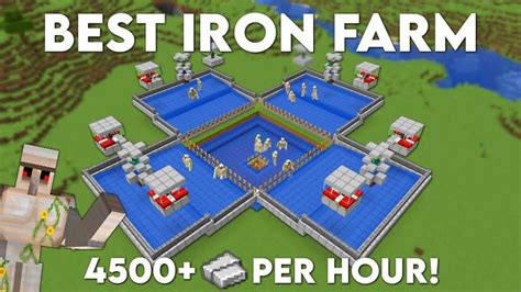 Best Iron Farm in Minecraft