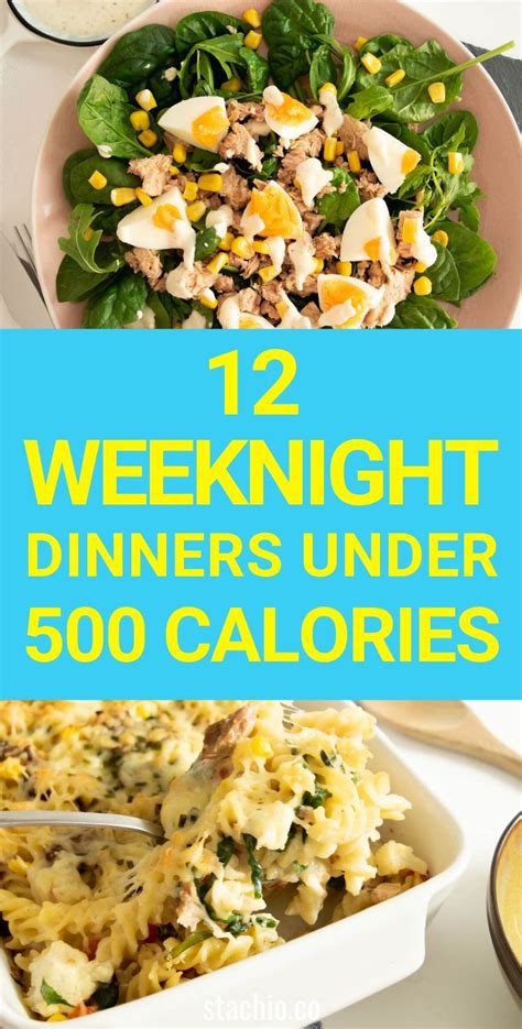 12 Weeknight Dinners Under 500 Calories | Dinners under 500 calories, 500 calorie meals easy ...