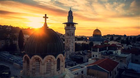 Jerusalem, Sky, Sunset, Cross, Holy City, Church Wallpapers HD / Desktop and Mobile Backgrounds