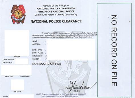 How to acquire a National Police Clearance - MyFirearms