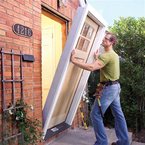 How to Replace an Exterior Door | Exterior doors, Prehung exterior door, Installing exterior door