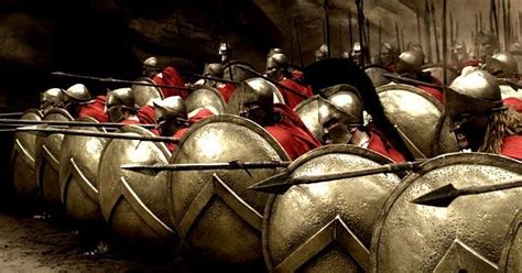 The Spartans fought in phalanx formation, a heavily armed, solidly compacted mass of men usually ...