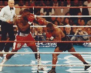 MIKE TYSON vs FRANK BRUNO 8X10 PHOTO BOXING PICTURE SOLID RIGHT | eBay