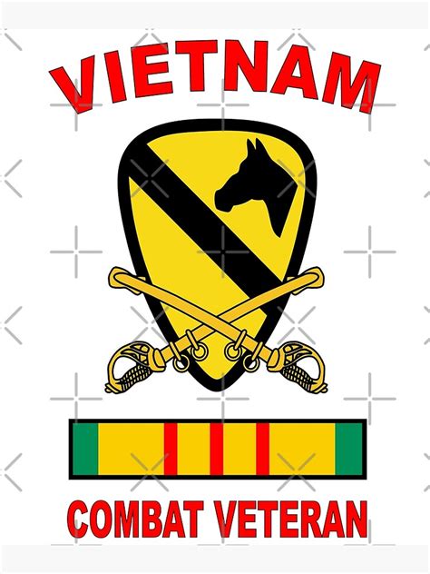 "1st Cavalry Division Vietnam Veteran" Photographic Print for Sale by ...