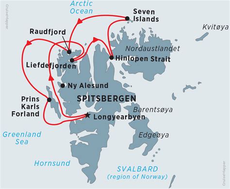 Svalbard Islands (Arctic Norway) cruise port schedule | CruiseMapper