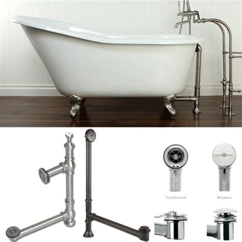 plumbing - How to drain a free standing bathtub - Home Improvement Stack Exchange