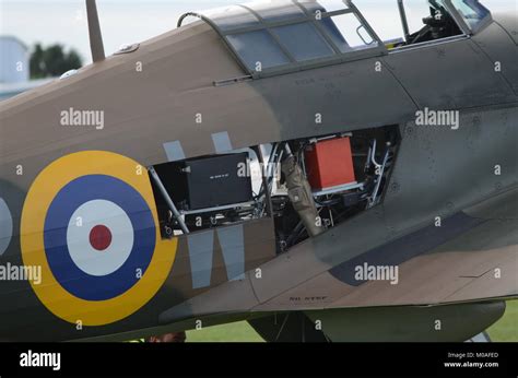 Hawker Hurricane cockpit Stock Photo - Alamy