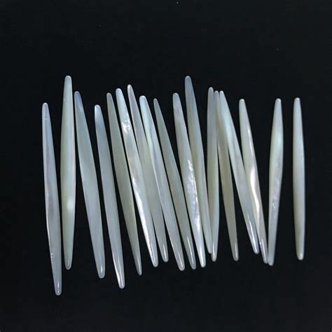 Polished White Mother of Pearl Shell Bar Stick Inlay Jewelry - China Shell Bar and Shell Stick price