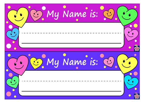 画像 name tag template school 245528-Free school name tag template ...