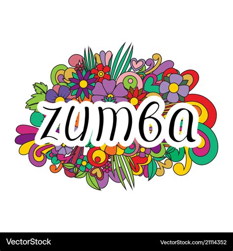 Zumba dance Royalty Free Vector Image - VectorStock