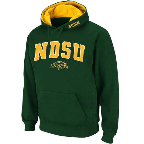 NDSU Bison Stadium Athletic Arch & Logo Pullover Hoodie - Green ...