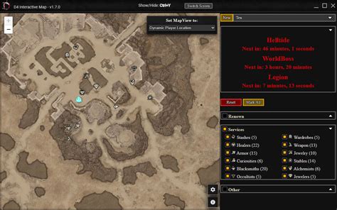 D4 Interactive Map - Desktop App on Overwolf