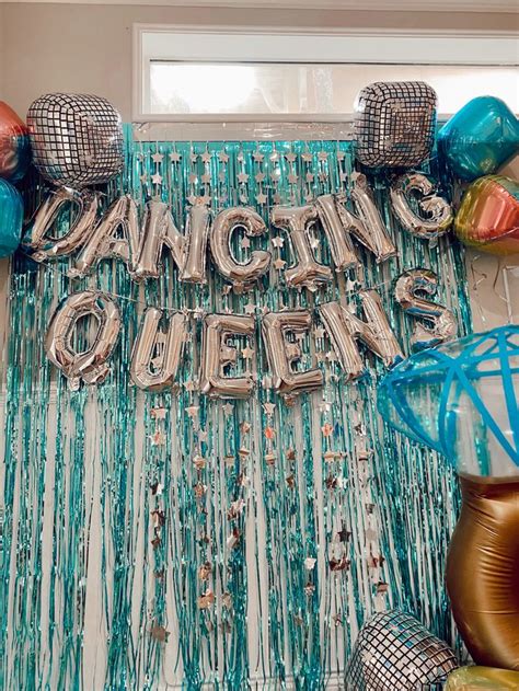 Mamma Mia Themed Bachelorette | Disco birthday party, 17th birthday ideas, Queen birthday party