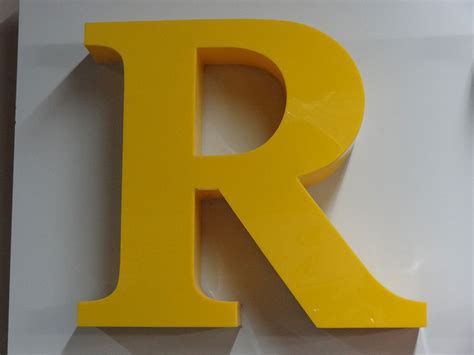 Acrylic Side Letter Sign | Elite Signs