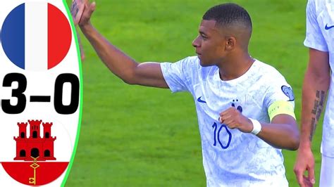 France vs Gibraltar 3-0 - All Goals and Highlights 16/06/2023 🔥 MBAPPE ...