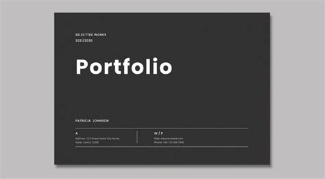 Minimal Portfolio Template by PixWork