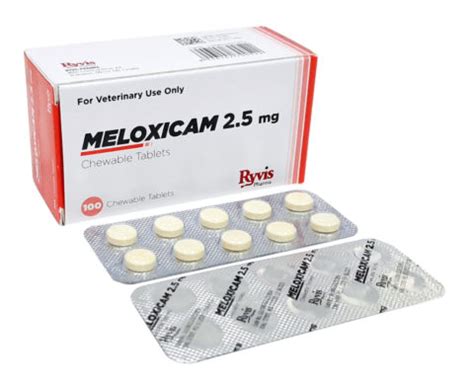 Meloxicam Chewable Tablets 2.5 mg | Ryvis Pharma