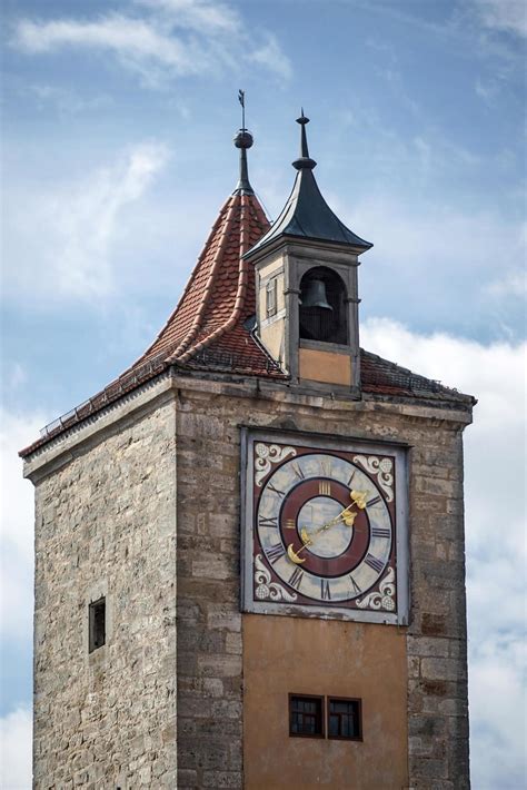 Rothenburg ob der Tauber, Northern Bavaria, Germany, 2014. Unusual ...