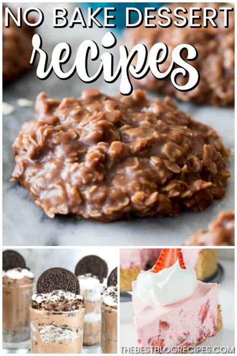 No Bake Dessert Recipes - The Best Blog Recipes | Baked dessert recipes ...