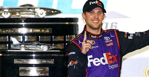 Denny Hamlin's Daytona 500 trophy has a typo