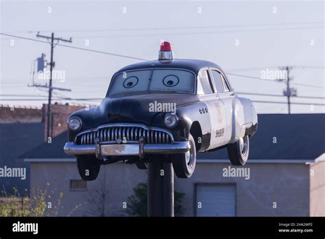 Galena, Kansas : A replica of the Police car character named "Sheriff ...