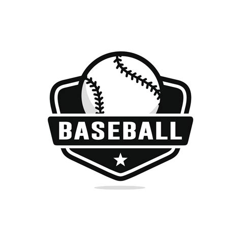 Baseball logo design vector 22757128 Vector Art at Vecteezy