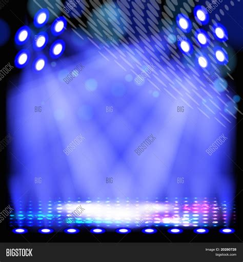 Blue Spotlight Vector & Photo (Free Trial) | Bigstock