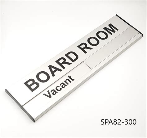 ALUMINIUM DOOR SIGN VACANT/OCCUPIED WITH ROOM NAME - Pronto Dynamic Supplies