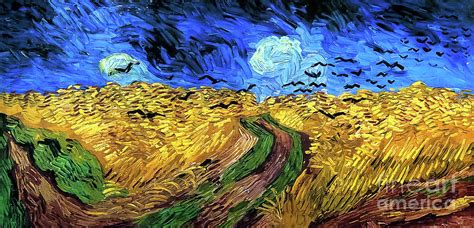 Wheat Field With Crows by Vincent Van Gogh 1890 Painting by Vincent Van ...