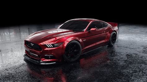 Ford Mustang Hd Red Aesthetic