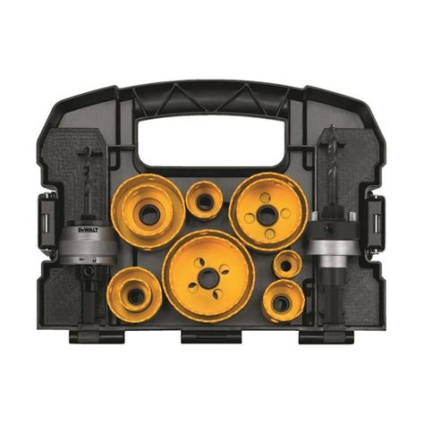 DEWALT 13-Piece Bi-Metal Hole Saw Kit in the Hole Saws & Kits department at Lowes.com