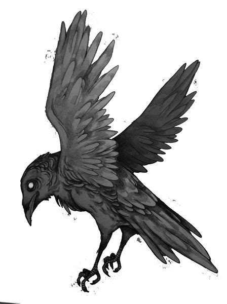 Raven Sketch Id love to use this as a Saving Annabel Lee logo Crows Drawing, Bird Drawings ...