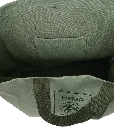 100% Hemp Canvas Heavy Duty Reusable Shopping Tote Bag