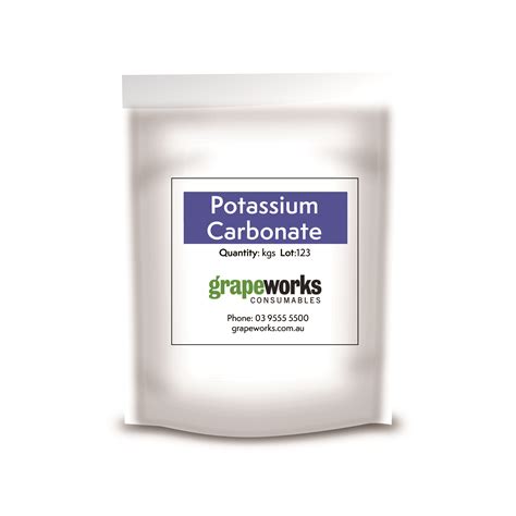 Potassium Carbonate - Grapeworks - Tanium MachineryGrapeworks – Tanium ...