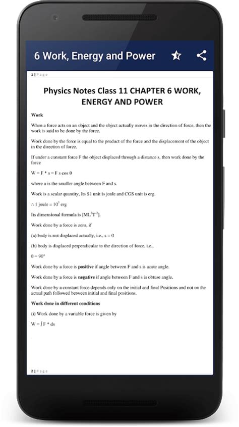 Class 11 Physics NCERT Solutions - Notes -Textbook untuk Android - Unduh