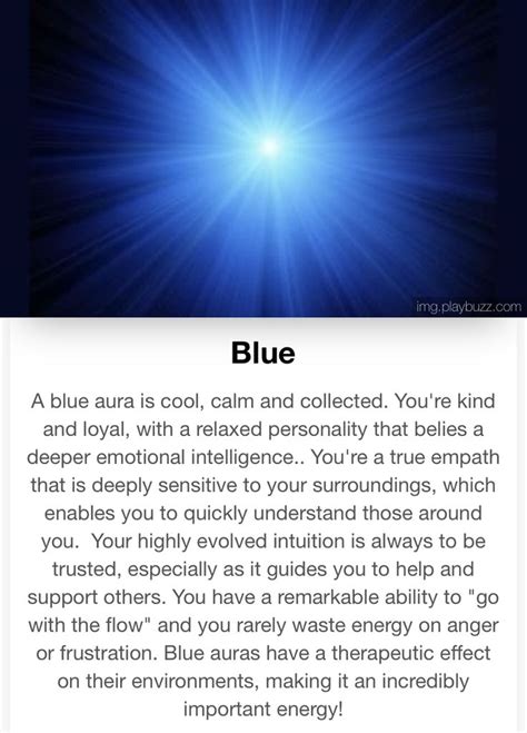 What Color is Your Aura? | Blue aura meaning, Blue aura, Energy healing ...