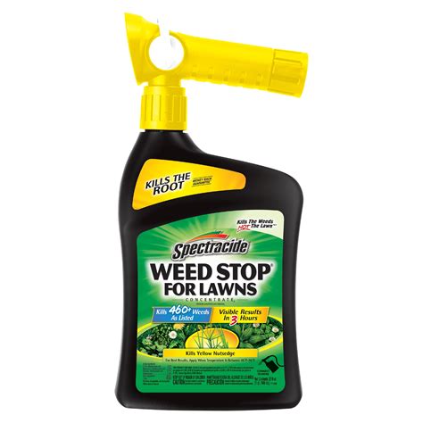 Spectracide Weed Stop for Lawns Concentrate, 32 oz, QuickFlip Sprayer - Walmart.com