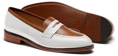 Penny Loafers - white leather