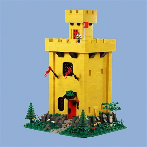 Yellow Keep: re-edited | Lego castle, Lego creations, Yellow