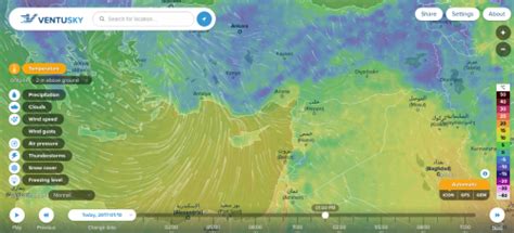 VentuSky – interactive weather forecast map - Leonid Mamchenkov