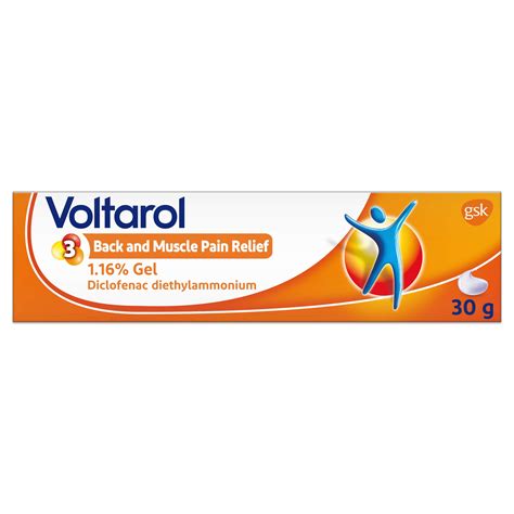 Voltarol Back and Muscle Pain Relief 1.16% Gel 30 g- Buy Online in ...