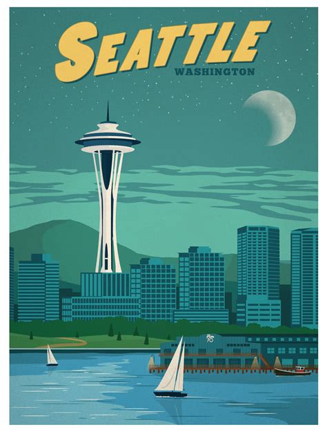 IdeaStorm Media Store — Vintage Seattle Print